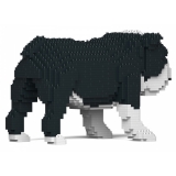 Jekca - English Bulldog 01S-M04 - Lego - Sculpture - Construction - 4D - Brick Animals - Toys