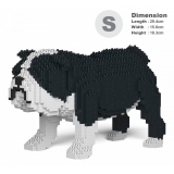 Jekca - English Bulldog 01S-M04 - Lego - Sculpture - Construction - 4D - Brick Animals - Toys