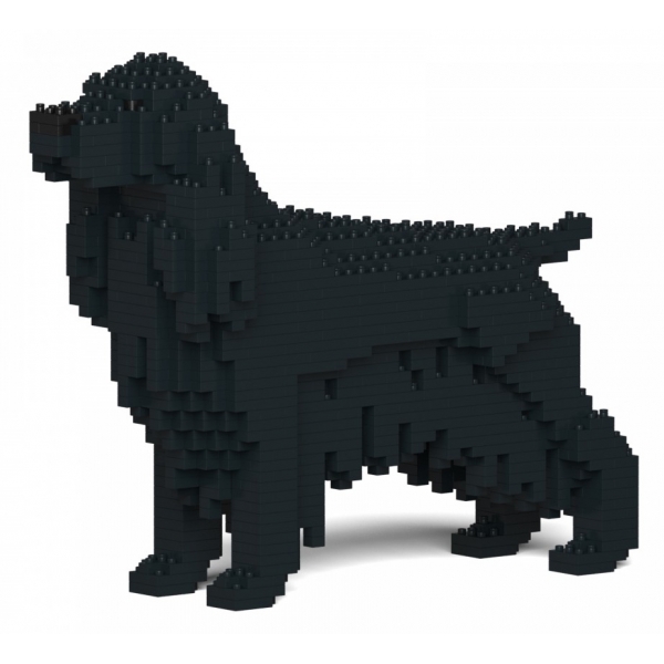 Jekca - English Cocker Spaniel 01S-M02 - Lego - Sculpture - Construction - 4D - Brick Animals - Toys