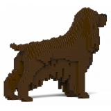 Jekca - English Cocker Spaniel 01S-M04 - Lego - Sculpture - Construction - 4D - Brick Animals - Toys