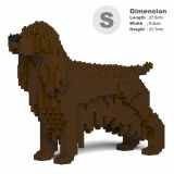 Jekca - English Cocker Spaniel 01S-M04 - Lego - Sculpture - Construction - 4D - Brick Animals - Toys