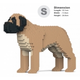 Jekca - English Mastiff 01S-M01 - Lego - Sculpture - Construction - 4D - Brick Animals - Toys