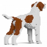 Jekca - English Pointer 01S-M01 - Lego - Sculpture - Construction - 4D - Brick Animals - Toys