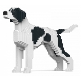 Jekca - English Pointer 01S-M02 - Lego - Scultura - Costruzione - 4D - Animali di Mattoncini - Toys