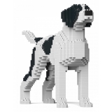 Jekca - English Pointer 01S-M02 - Lego - Scultura - Costruzione - 4D - Animali di Mattoncini - Toys