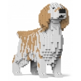 Jekca - English Setter 01S-M01 - Lego - Sculpture - Construction - 4D - Brick Animals - Toys