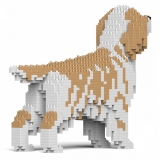 Jekca - English Setter 01S-M01 - Lego - Sculpture - Construction - 4D - Brick Animals - Toys