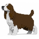 Jekca - English Springer Spaniel 01S-M03 - Lego - Sculpture - Construction - 4D - Brick Animals - Toys