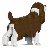 Jekca - English Springer Spaniel 01S-M03 - Lego - Scultura - Costruzione - 4D - Animali di Mattoncini - Toys