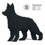 Jekca - German Shepherd 01S-M03 - Lego - Sculpture - Construction - 4D - Brick Animals - Toys