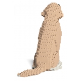 Jekca - Golden Retriever 03S-M01 - Lego - Sculpture - Construction - 4D - Brick Animals - Toys