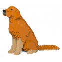 Jekca - Golden Retriever 03S-M02 - Lego - Sculpture - Construction - 4D - Brick Animals - Toys