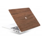 Woodcessories - Noce / MacBook Skin Cover - MacBook 11 Air - Eco Skin - Logo Ascia - Cover MacBook in Legno