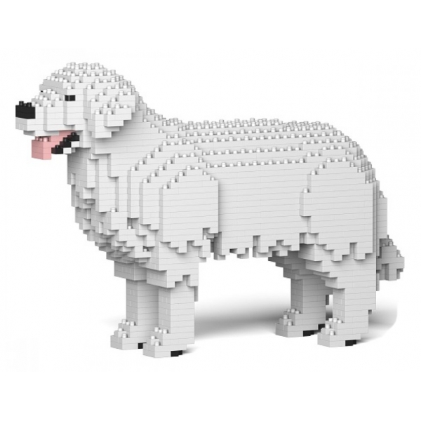 Jekca - Golden Retriever 01S-M02 - Lego - Sculpture - Construction - 4D - Brick Animals - Toys