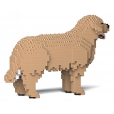 Jekca - Golden Retriever 01S-M04 - Lego - Sculpture - Construction - 4D - Brick Animals - Toys