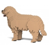 Jekca - Golden Retriever 01S-M04 - Lego - Scultura - Costruzione - 4D - Animali di Mattoncini - Toys