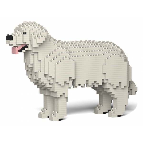 Jekca - Golden Retriever 01S-M05 - Lego - Sculpture - Construction - 4D - Brick Animals - Toys