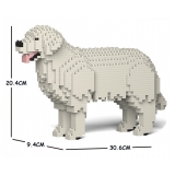 Jekca - Golden Retriever 01S-M05 - Lego - Scultura - Costruzione - 4D - Animali di Mattoncini - Toys