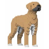 Jekca - Great Dane 01S-M01 - Lego - Sculpture - Construction - 4D - Brick Animals - Toys