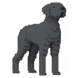 Jekca - Great Dane 01S-M03 - Lego - Sculpture - Construction - 4D - Brick Animals - Toys