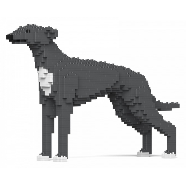 Jekca - Greyhound 01S-M03 - Lego - Sculpture - Construction - 4D - Brick Animals - Toys