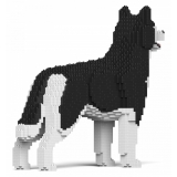 Jekca - Husky 4-in-1 Pack 01S-M01 - Lego - Scultura - Costruzione - 4D - Animali di Mattoncini - Toys