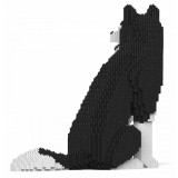 Jekca - Husky 4-in-1 Pack 01S-M01 - Lego - Scultura - Costruzione - 4D - Animali di Mattoncini - Toys