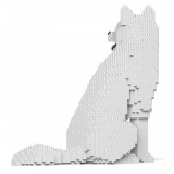 Jekca - Husky 4-in-1 Pack 01S-M02 - Lego - Scultura - Costruzione - 4D - Animali di Mattoncini - Toys