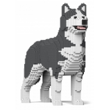 Jekca - Husky 4-in-1 Pack 01S-M04 - Lego - Sculpture - Construction - 4D - Brick Animals - Toys