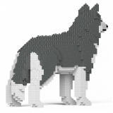 Jekca - Husky 01S-M04 - Lego - Sculpture - Construction - 4D - Brick Animals - Toys