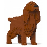 Jekca - Irish Setter 01S - Lego - Sculpture - Construction - 4D - Brick Animals - Toys