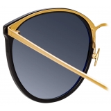 Linda Farrow - Occhiali da Sole The Kings Oversized in Nero (C1) - LFL747C1SUN - Linda Farrow Eyewear