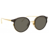 Linda Farrow - Occhiali da Sole Beni C1 Oval in Nero - LFL802C1SUN - Linda Farrow Eyewear