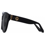 Linda Farrow - Madi Oversized Sunglasses in Black - LFL1257C1SUN - Linda Farrow Eyewear