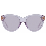 Linda Farrow - Occhiali da Sole Madi Oversized in Lilla - LFL1257C4SUN - Linda Farrow Eyewear