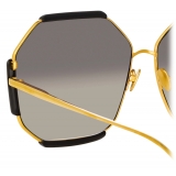 Linda Farrow - Occhiali da Sole Margot Hexagon in Nero - LFL1308C1SUN - Linda Farrow Eyewear