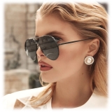 Linda Farrow - Occhiali da Sole Matisse Aviator in Nichel - LFL1207C4SUN - Linda Farrow Eyewear