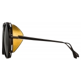 Linda Farrow - Maverick Aviator Sunglasses in Nickel - LFL1358C1SUN - Linda Farrow Eyewear