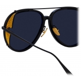 Linda Farrow - Maverick Aviator Sunglasses in Nickel (Men’s) - LFL1358C1SUN - Linda Farrow Eyewear