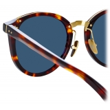 Linda Farrow - Occhiali da Sole Morgan Oval in Tartaruga - LFL1366C2SUN - Linda Farrow Eyewear