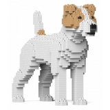 Jekca - Jack Russell Terrier 01S-M03 - Lego - Sculpture - Construction - 4D - Brick Animals - Toys