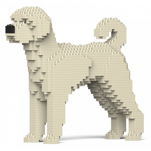 Jekca - Labradoodle 01S-M01 - Lego - Sculpture - Construction - 4D - Brick Animals - Toys