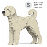 Jekca - Labradoodle 01S-M01 - Lego - Sculpture - Construction - 4D - Brick Animals - Toys