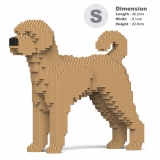 Jekca - Labradoodle 01S-M02 - Lego - Sculpture - Construction - 4D - Brick Animals - Toys