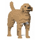 Jekca - Labrador Retriever 01S-M04 - Lego - Sculpture - Construction - 4D - Brick Animals - Toys