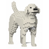 Jekca - Labrador Retriever 01S-M06 - Lego - Sculpture - Construction - 4D - Brick Animals - Toys