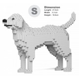 Jekca - Labrador Retriever 01S-M02 - Lego - Sculpture - Construction - 4D - Brick Animals - Toys