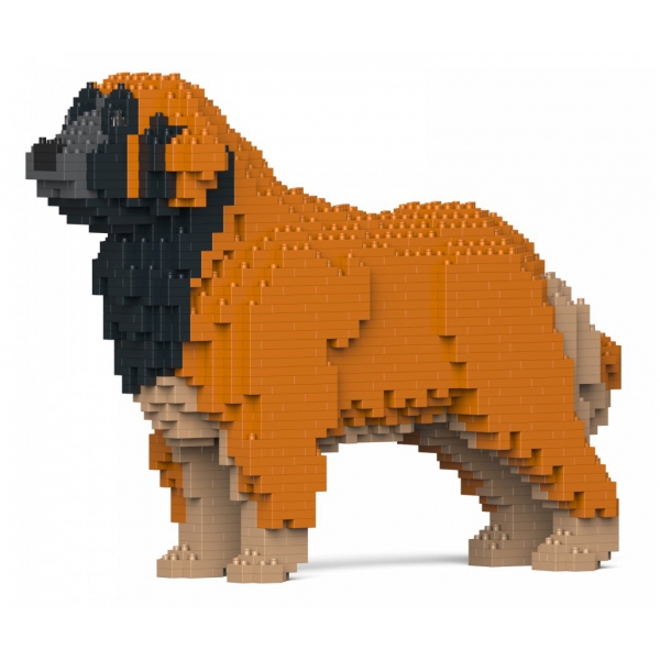 Jekca - Leonberger 01S-M01 - Lego - Sculpture - Construction - 4D - Brick Animals - Toys