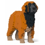 Jekca - Leonberger 01S-M01 - Lego - Sculpture - Construction - 4D - Brick Animals - Toys