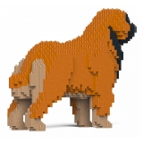 Jekca - Leonberger 01S-M01 - Lego - Sculpture - Construction - 4D - Brick Animals - Toys